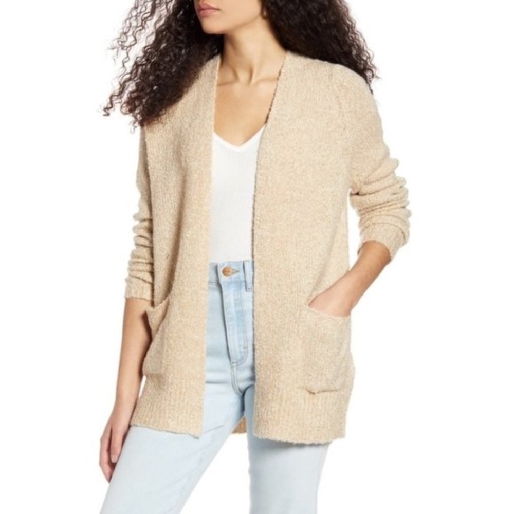 BP. Bouclé Cardigan